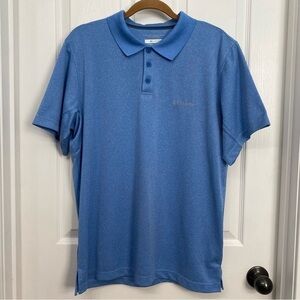 Columbia Men's Polo Omni-Shade Sun Protection Short Sleeve Shirt Large
